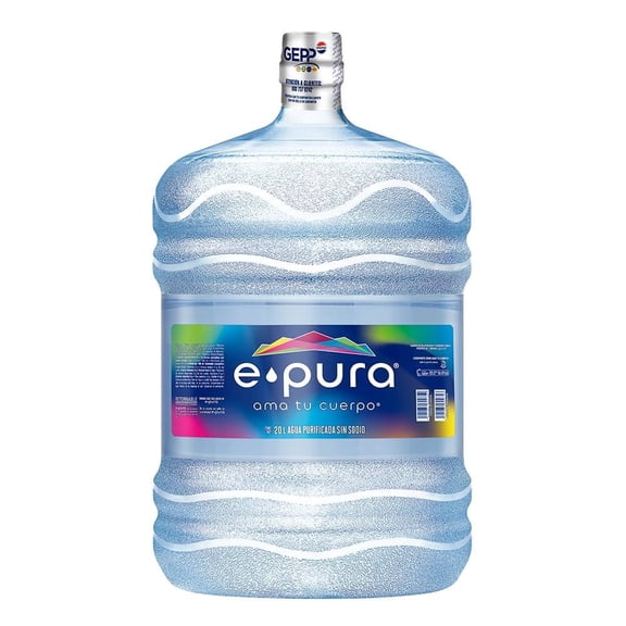 Agua Epura 20 l únicamente envase