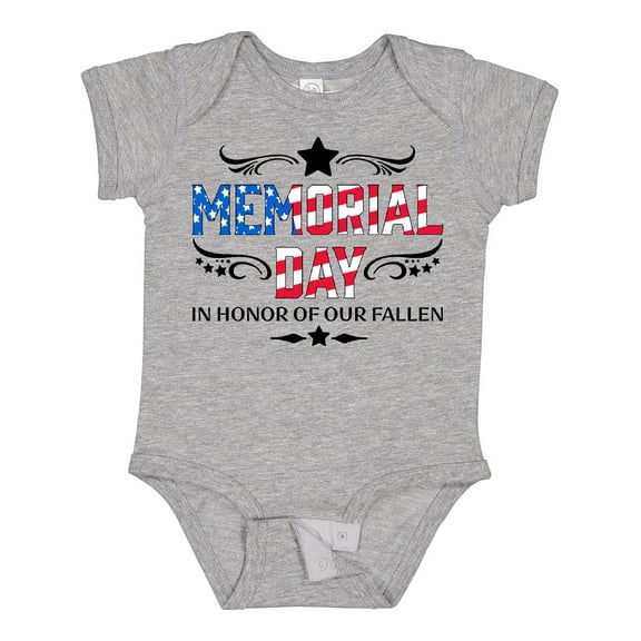 Inktastic Memorial Day- in Honor of Our Fallen Boys or Girls Baby Bodysuit