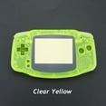 thumbnail image 1 of 1SET For GameBoy Advance Replacement Luminous Clear Housing Shell Cover With Buttons Sticker For GBA Console Protective Case 511D, 1 of 6