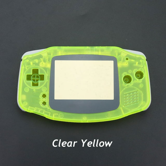 1SET For GameBoy Advance Replacement Luminous Clear Housing Shell Cover With Buttons Sticker For GBA Console Protective Case 511D