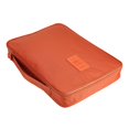 thumbnail image 4 of DINIWELL Hombres Camisa de Viaje Portátil Estuche Corbata Bolsa de Almacenamiento de Ropa Orgnizar Protección contra el Polvo Naranja, 4 of 8