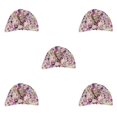 thumbnail image 2 of Billuyoard Gorros de baño para el cabello con estampado de flores, gorro elástico reutilizable impermeable para mujeres y niñas, suministros de peluquero Type2 NO2 Billuyoard CBP389155, 2 of 6
