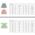 thumbnail image 2 of MesaSe Bébé Enfant en Bas Âge Filles Parti Robe d'Été Sans Manches Papillon Imprimé Tutu Robe Couches Tulle Princesse Robes d'Anniversaire, 2 of 6