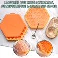 thumbnail image 6 of AYktou Ice Tray-Ice Trays for Freezer,Food Grade Soft Silicone,37 Honeycomb Ice Tray with Lid, Foldable Silicone Molds for Chocolate Ice Cream Cake Pudding, Dishwasher Safe,Easy To Clean & Release, 6 of 7