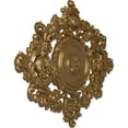 thumbnail image 3 of 22 1/2"W x 30 3/8"H x 1 1/2"P Katheryn Ceiling Medallion, Hand-Painted Pale Gold, 3 of 6