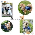 thumbnail image 5 of Vintage lavado chaqueta de mezclilla mono azul Jean ropa para perro pequeño mascota (XL) ER, 5 of 5