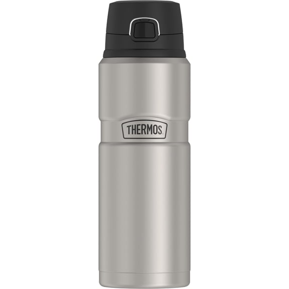 Thermos Stainless King Vacuum Insulated Drink Bottle, 240z, Matte Stainless Steel