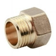 thumbnail image 2 of 1/8" 1/4" 3/8" 1/2" 3/4" 1" BSP Female To Male Thread Brass Socket Pipe Fitting Adapter Coupler Connector For Air Water ,Solid Connection, 2 of 4