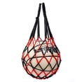 thumbnail image 4 of 1 Pce Sac Filet de Soccer Sac de Rangement en Nylon Sac de Transport pour Ballon Unique Équipement Portable Sports Extérieurs Soccer Basketball Volleyball, 4 of 5