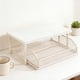 thumbnail image 5 of Organizador de encimera de cocina, estante de almacenamiento para microondas de cocina para el hogar Blanco 1 nivel, 5 of 7