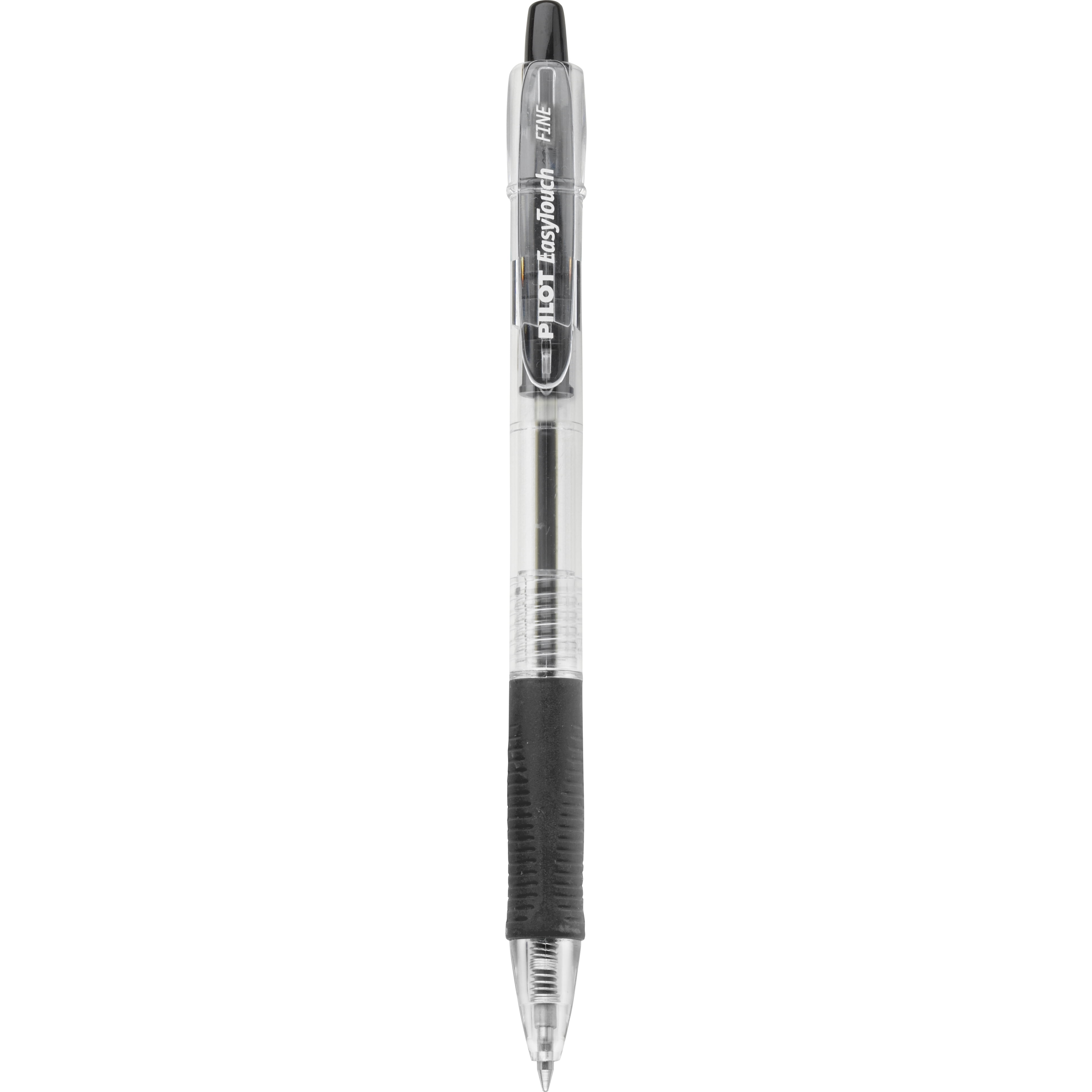 Pilot Easy Touch Retractable Ball Point Pens, Fine Point, Black Ink, 36 Count