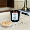 thumbnail image 6 of Better Homes & Gardens Black Warm Leathered Amber 12oz Scented 2-Wick Candle, 6 of 11