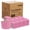 Pink, variant on FMP Brands [100 Pack] Pink Coffee Cup Sleeves Disposable for Hot Drinks, Durable Corrugated Cardboard Cup Sleeves for 12-24 oz Cups, Beverage Insulator and Hand Protection for Hot & Cold Drinks