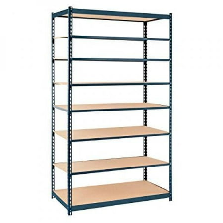 Edsal Rs1515de Steel Rivet Lock Boltless Shelving With 8 Levels 300 Edsal Rs1515de Steel Rivet Lock Boltless Shelving With 8 Levels 300 Lbs Capacity 48 Width X 84 Height 12 Depth Gray Com