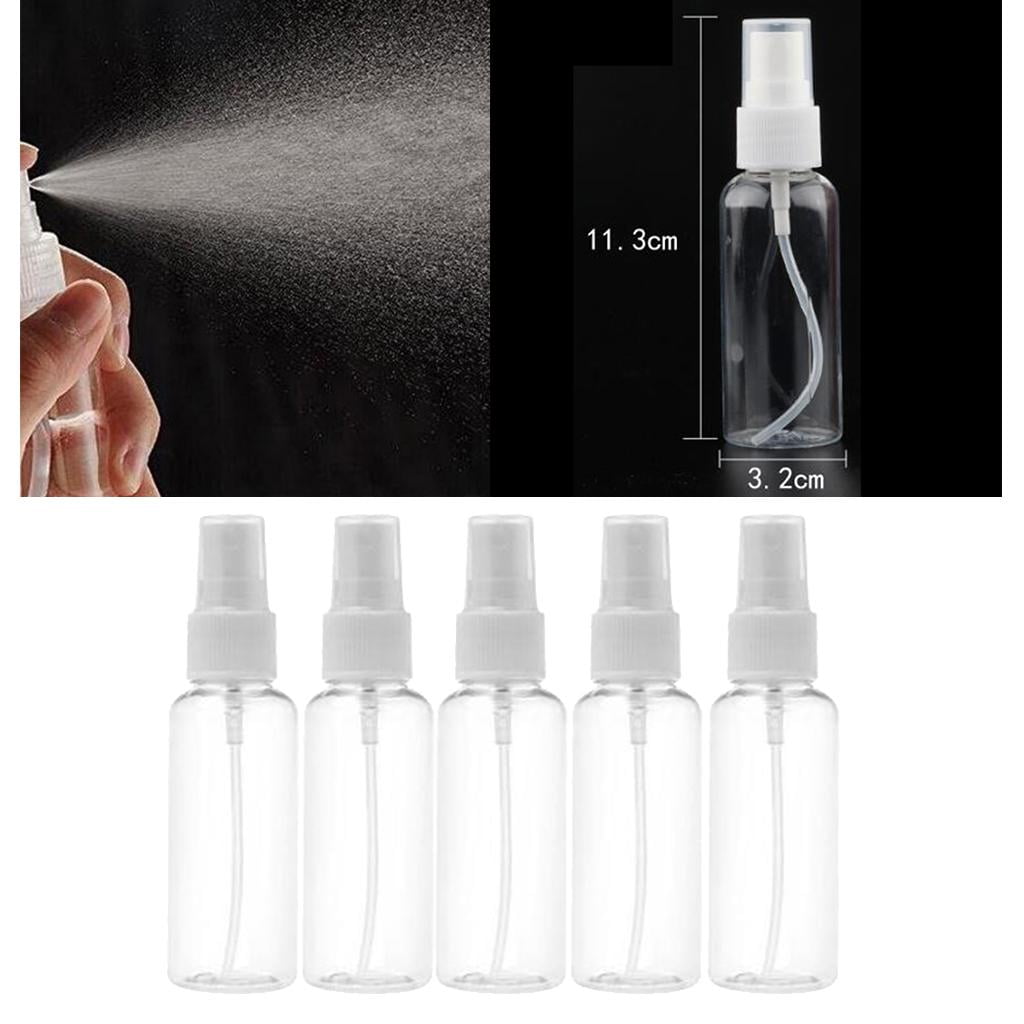 EHJRE 6x 5 Pieces Spray Bottle Empty Plastic Travel Liquid Kits for Holidays, Business Trips, Makeup, Cleaning, - 50ml