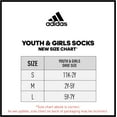 thumbnail image 4 of adidas Youth Kids-Boy's/Girl's Cushioned Quarter Socks (6-Pair), Black/ Black - Onix Marl/ Night Grey/ Onix/ Light Onix, Large, 4 of 8