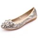 thumbnail image 1 of Zapatos Planos Con Diamantes Imitación Bailarinas para Mujer Punta Estrecha Antideslizantes Boda, 1 of 9