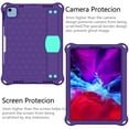 thumbnail image 2 of Dteck Kids Case for iPad Air 11 inch 2025/2024,Shockproof EVA+PC Case Handle Stand Kids Friendly Cover with Shoulder Strap for iPad Air 11-in. M3/M2,Purple+Mint, 2 of 6
