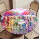 thumbnail image 5 of Rainbow High Dolls-theme Fitted Round Tablecloths Elastic Edged Table Covers Waterproof Table Cloth for Kitchen Holiday Party Tables Decor 150cm, 5 of 6