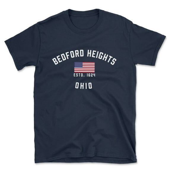 Bedford Heights Ohio Patriot Men's Cotton T-Shirt