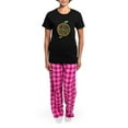 thumbnail image 4 of CafePress - Celtic Nature Yin Yang Women's Dark Pajamas - Women's Short Sleeve Print T-Shirt and Pants Dark Cotton Pajama Set, 4 of 7