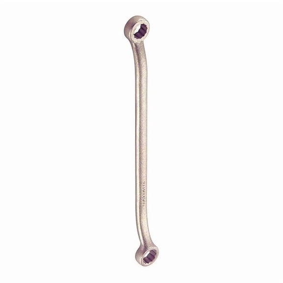 Ampco Safety Tools Nonsparking Box Wrench,1/2x9/16in,9-1/2L W-3130