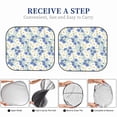 thumbnail image 6 of Xecao Daisies Flowers for Foldable Car Sun Shades (2-Pack) offer sun protection with an easy-fold design for convenient windshield shading., 6 of 7