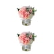 thumbnail image 3 of Yuarrent 2 pack/lote flores artificiales en jarrón aspecto realista elegante durabilidad fácil Type2 NO2, 3 of 6