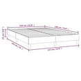 thumbnail image 3 of vidaXL Bed Frame Upholstered Mattress Foundation Bedroom Furniture Fabric, 3 of 8