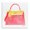Coral Yellow Handbag Illustration, variant on Stupell Industries Glam Elegant Coral Handbag Canvas Art, 17 x 17, by Hillary Holt