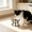 White_Hot#413, variant on Ceramic Raised Pet Bowl with Non Slip Stand, Food and Water Bowl for Cats and Small to Medium Dogs, White, 6.26 Inch