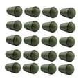 thumbnail image 3 of Tachiuwa 20 Pieces Toggle Clips Cord Ends Bell Stoppers for Bag Paracord Backpack Lanyard Green, 3 of 9