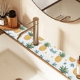 thumbnail image 2 of Yayeee Faucet Mat for Kitchen Sink 14.7" Diatomite Long Splash Guard Pad, Pineapple, 2 of 7