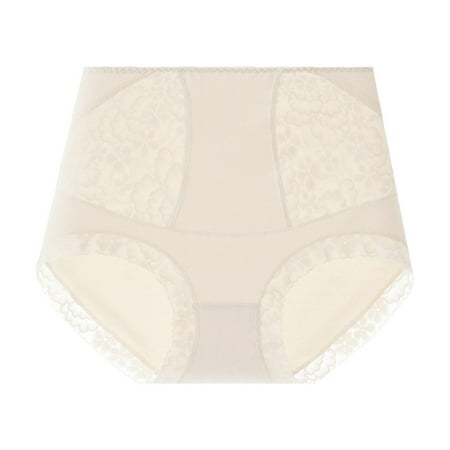 RUTAYY Women Lace High Waist Panties Breathable Plus Size Shapewear Booty Lift Underwear Lingerie Home Intimates Comfort