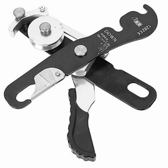 Self-Locking Manual Descender Outdoor Climbing Slow Descent Rescue Self-Locking Gear Protection Rope Descender,1 * Climbing Descender,As Shown