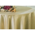 thumbnail image 1 of Wedding Linens Inc. 90'' Round Satin Table Cover Tablecloth - Cappuccino, 1 of 1