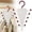 White-7.17x11.8 Inch, variant on V-Shaped Multi Hook Clothes Hanger, Double Side Closet Storage Rack, Space Saving Multi-Functional Garment Hanger, Rotatable Vertical Clothes Storage Rack, Multipurpose Closet Organizer 5Pcs