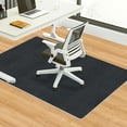 thumbnail image 2 of LEEYNEER 1pc Large Office Chair Mat - Non-Slip  Easy-Clean  Anti-Fatigue - Compatible with Hardwood Floors & Carpet - Heavy-Duty Polyester Flooring Protector for Home Office  Corporate -, 2 of 4