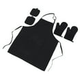 thumbnail image 2 of 1 Set Heat Resistant Oven Mitts Nonslip Hot Pads Pot Holders Cooking Apron for Home Kitchen, 2 of 6