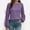 Purple, variant on BAODANN Womens Tops Ladies Tops Lace Long Sleeve Crew Neck Pleated Shirt Long Sleeve Tops Women Womens Athletic Shirts Short Sleeve for Women Long Sleeve Shirt for Women Short Sleeve Woman S Workout