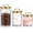 golden 01-3pcs, variant on Acrylic Bathroom Storage Jar with Gold Lid – Airtight Clear Canister for Qtip Holder, Cotton Pad Jar, Bath Salt Container, Candy & Snack Canister, Vanity & Countertop Organizer 4.8"