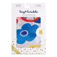 thumbnail image 2 of Tiny Twinkle -  Baby - Mess-Proof Apron Bib Ruffle - Waterproof - Machine Washable - Floral Blue, 2 of 5
