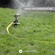 HydroTech FlatJacket 5/8 x 100ft Flexible Garden Hose– Kink-Free, Lightweight, Burst-Proof