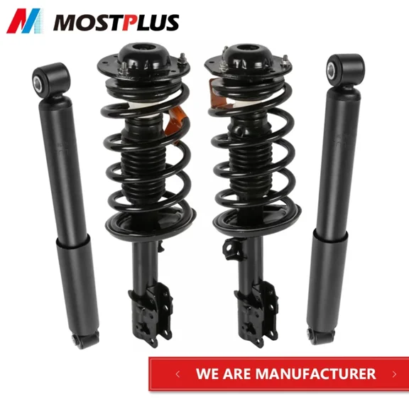 MOSTPLUS Set(4) Front Rear Shock Absorbers Struts Assembly for 2004-2008 Chevy Malibu