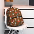 thumbnail image 5 of Pofeuu cute gnome Pumpkin Print Laptop Backpack Travel Canvas Backpack for School Lightweight and Comfortable Backpack College Backpack Schoolbag, 5 of 6