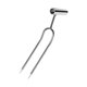 thumbnail image 3 of Arado manual de jardín, volteador de tierra manual de dos puntas, ergonómico, de metal resistente para el hogar. 1 unidad, 3 of 9