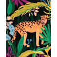 thumbnail image 2 of Vess, June Erica 15x18 White Modern Wood Framed Museum Art Print Titled - Cheetah Kingdom IV, 2 of 4