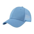 thumbnail image 2 of Shrysg Men's Summer Mesh Back Baseball Cap - Solid Color Sun Protection Hat, Breathable Polyester for Outdoor Activities, 2 of 6