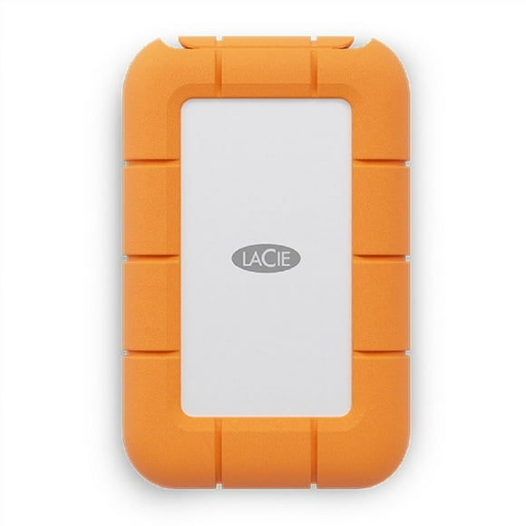 Unidad de estado sólido LaCie Rugged Mini SSD de 2 TB - USB 3.2 Gen 2x2, velocidades de hasta 2000 MB/s, compatible con PC, Mac y iPad (STMF2000400)