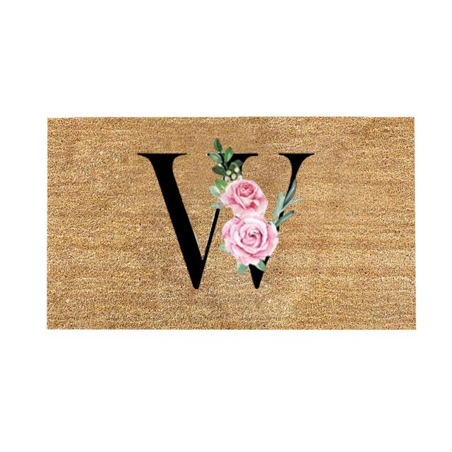 adviicd Personalized Alphabet Doormat For Welcoming Guests At Your Doorstep 1PC